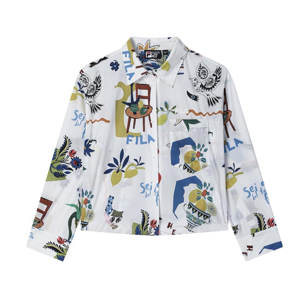 

Fila Поло с длинным рукавом в стиле кэжуал Heritage Женские топы F11W528702FZA M