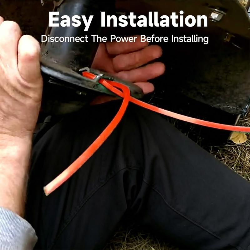 25Pcs Nylon Pre Cut Trimmer Line 18.5inch Long Cutting Trimmer Line for Walk Behind String Mower Accessories Enduring