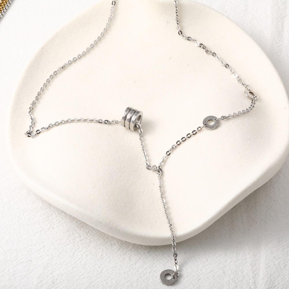 Модная Корейская Стиль Плохой Парень Титановое Парное Ожерелье