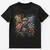 Colorful Paint Splash Mechanical Insect Art Graphic Unisex T-Shirt
