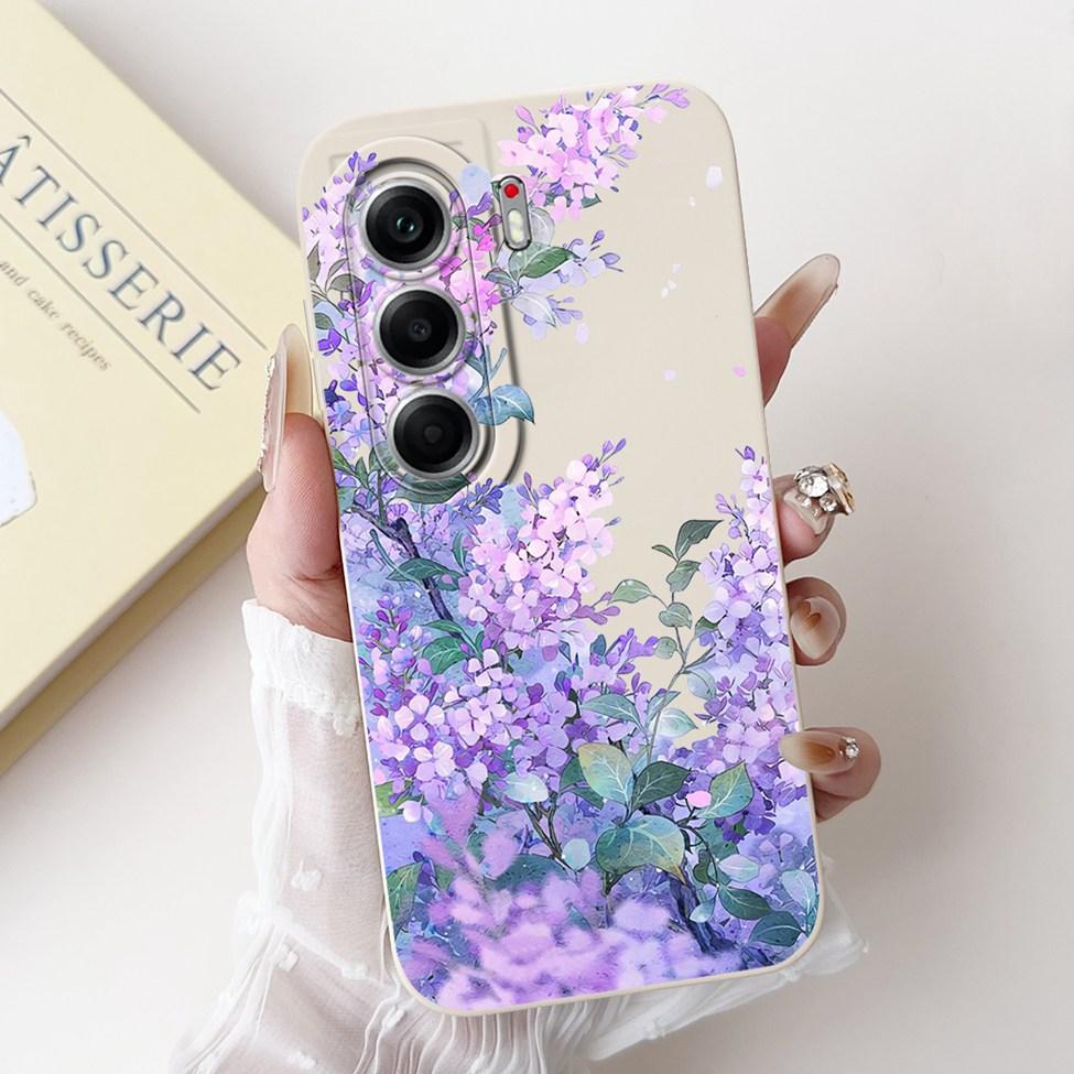 For Tecno Camon 40 Pro 5G Case CM7 Cute Cat Panda Fashion Flowers Love Back Cover For Camon 40 Pro 5G Tecno Phone Case Silicone