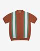 Solti Summer Blend Open Collar Knit (Orange)