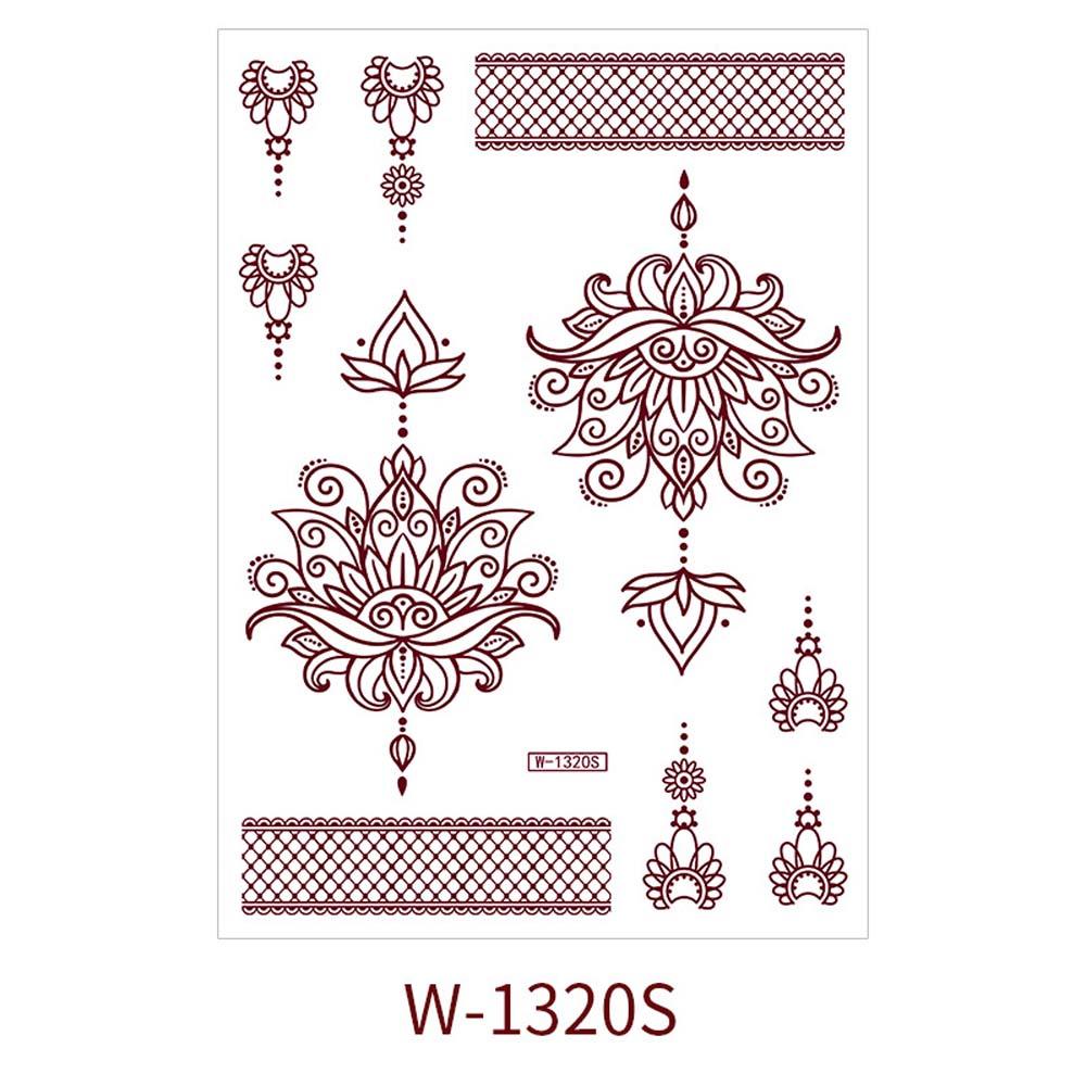 Water Transfer Decals Temporary Tattoo Fake Tattoo for Women Body Art Sticker  Finger Hand