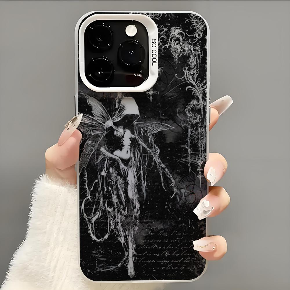 Cool Cyber Sigil Cross Phone Case  Phone Case For iPhone 14 16 15 11 12 13 Pro Max Mini Plus Shockproof Cover