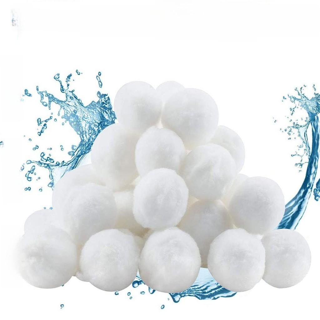 Water Filtration Media With White Fiber Ball For Pool And Aquarium Purification