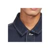 Nike Marca Minimalista Logotipo Pequeño Bordado Cómodo Polo Chaqueta Deportiva Casual para Hombre Chaquetas Azul Marino FN0357-451