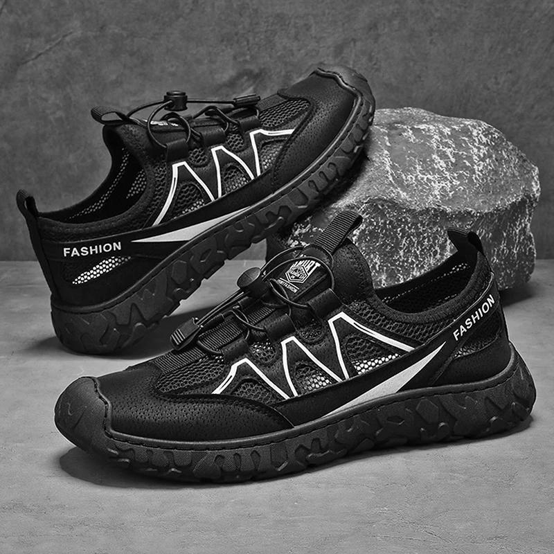 Summer Mesh Men's Casual Shoes Fashion Man Loafers Breathable Male Walking Running Sneakers Athletic Jogging Tennis Sport Shoes