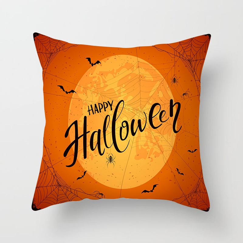 New Halloween Pumpkin Series Pillow Cover Festive Home Sand Release Art Pillow Cushion Cover