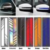2 stücke Auto Rückspiegel Reflektierende Streifen Styling Auto SUV Vinyl Auto Aufkleber Links Rechts Seite Aufkleber DIY Auto Körper abziehbilder 15*3 cm