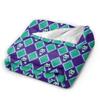 J-JoJos Bizarre Adventure Deckenbezug Korallenfleece Plüsch Japanischer Anime Ultra-Weiche Überwurfdecke für Zuhause Couch Bett Teppich