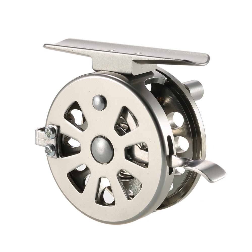 Fly Fishing Reel Right Handed Aluminum Alloy Smooth Ice Fishing Reels Fly Reels Fishing Accessories