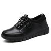 Sneakers Women Shoes Platform Loafers Lace Up Leather Flats 2025 Trend Spring Casual Mom Shoe Mujer Zapatos Chaussure Femme