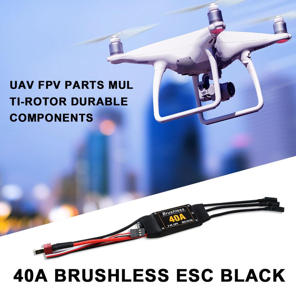 40A Brushless Motor ESC with 3.5mm Plugs Electric Speed Controller DIY RC Toys Parts for RC Airplane Helicopter Drone