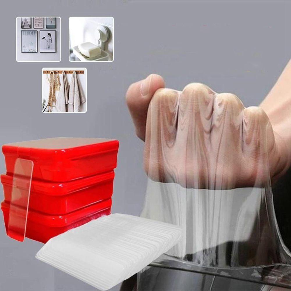

Adhesion Transparent Easy To Cut Reusable Home Decor Adhesive Stickers Fixing Pad Double Sided Tape