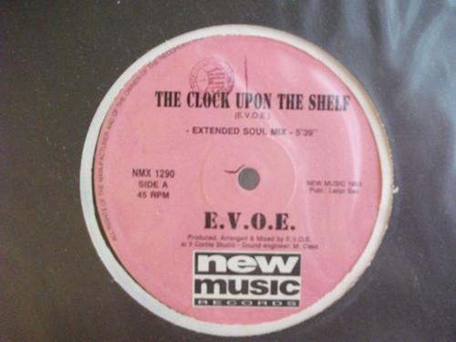 

12inch Record E.V.O.E Clock Upon The Shelf NMX1290 NEW MUSIC INTE 1993 Italy Dance Electronica Used