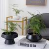 Ceramic Vase White Round Flower Pot Hydroponic Flower Arrangement Accessories Pot Container Home Decoration Flower Vases
