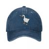 Kunst Frieden War Nie Eine Option Baseballkappe Vintage Abgenutzter Denim Gewaschen Cartoon Enten Sonnenkappe Unisex Stil Outdoor Kappen Hut