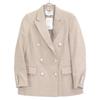 UNITED ARROWS Beige linen double breasted jacket Jacket 34 beigeUsed