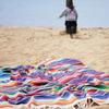 New   8 Color Mexican Stripe Outdoor Cotton Blanket Rainbow Beach Blanket Mattress with Tassel Bed Travel Picnic Rug Sofa Cover
