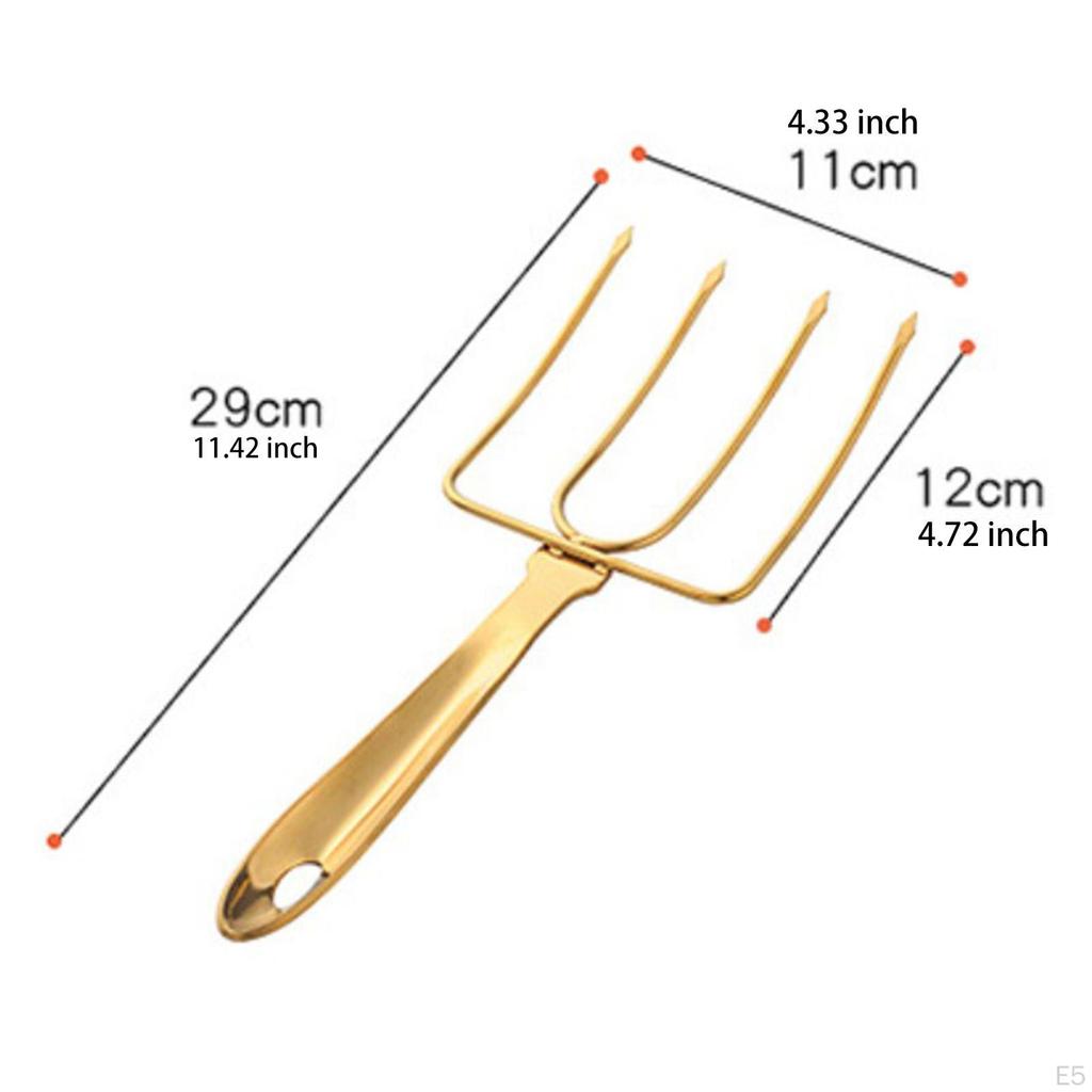 Stainless Steel Turkey Fork, Steak Grill Fork Space Saving Professional,Poultry Lifter