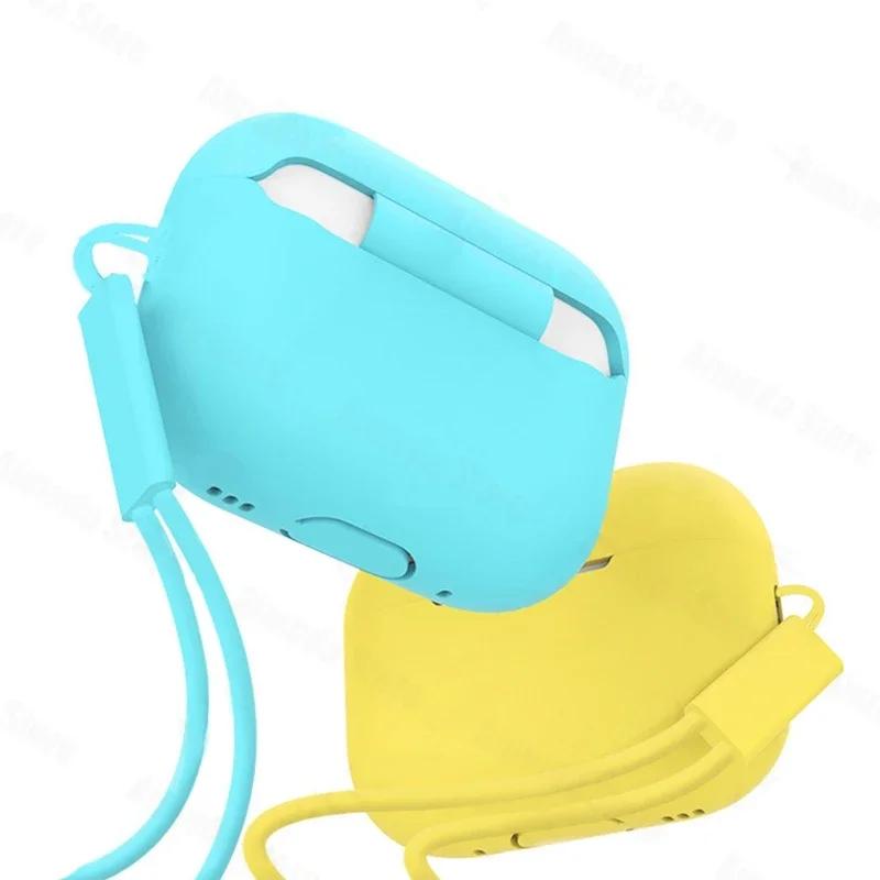 For AirPods Pro 2 Case Liquid Silicone Cover For AirPods 3 Pro 2 Case Soft Earphone Protetcive Funda for AirPod Pro 2 Pro2 Cover