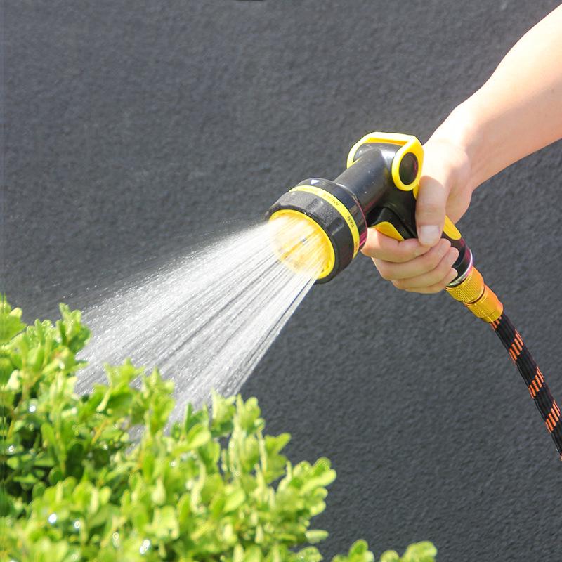 Midsummer 2200D TPE Retractable Magic Hose for Car Wash and Garden Watering with Spray Gun