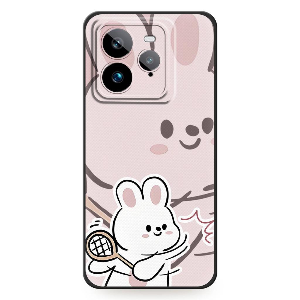 Cartoon Silicone Phone Case For Realme GT7 Pro TPU Shockproof Couple Phone Pouch Anti-dust Full Wrap Soft Case Graffiti