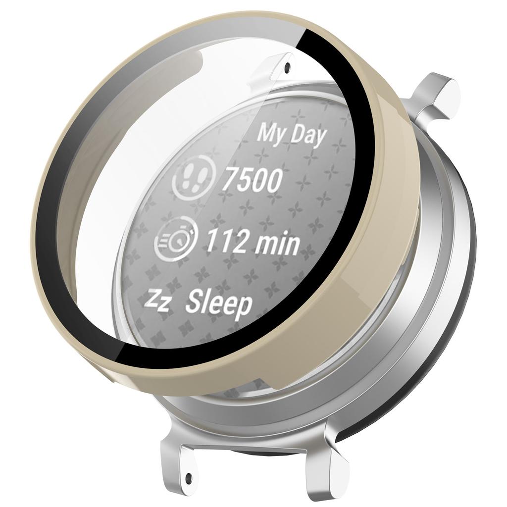 Full Protective Case For Garmin Lily2 Screen Protector Case For Garmin Lily 2 Cover PC 2in1 Shell+tempered Glass Film Accessorie