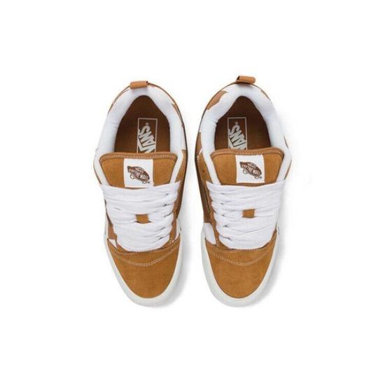 Vans Knu-Skool Low Mega Check Brown - VN000CRPBRO