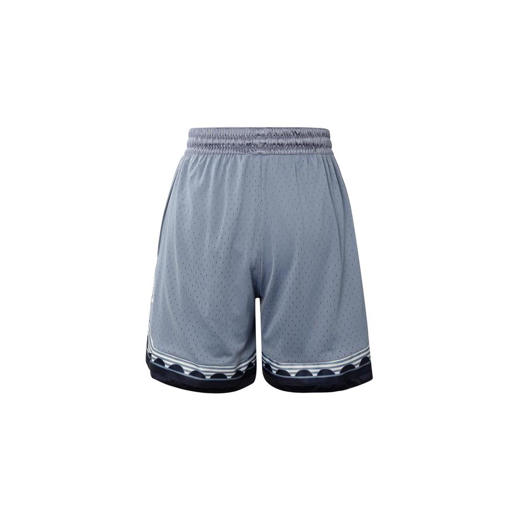 Nike Basketballshorts Herren Grau Blau Moderate Gerade Passform Hose dq5657-493