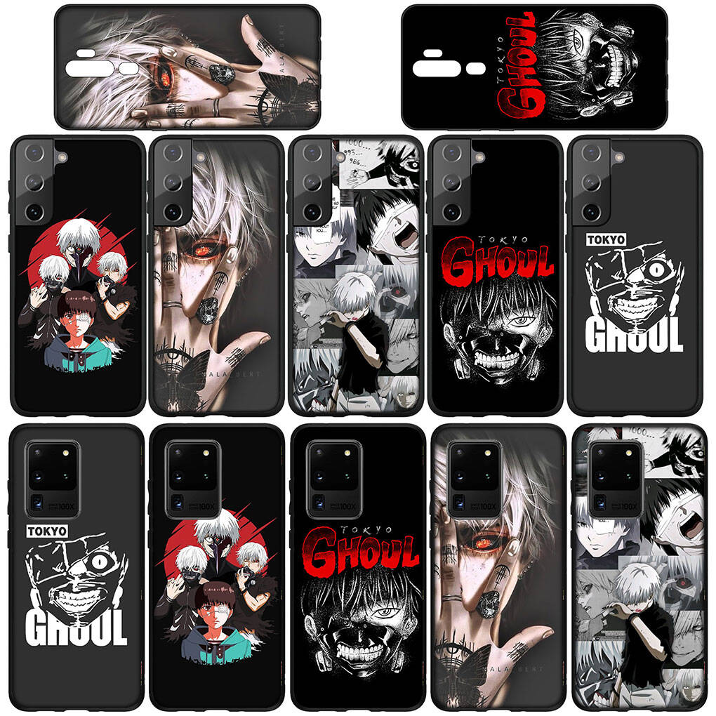 Phone Case for Samsung Galaxy S25 S23 S22 S24 Ultra FE A05 A06 A15 A16 A36 A37 A35 A54 A55 A56 A57 A25 A26 A53 A17 Ken Kaneki Anime Tokyo Ghoul Cover