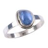 Natürlicher Kyanit Edelstein Handarbeit 925 Sterling Silber Ring Größe 9 M4f35