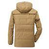 Herren Premium Qualität Warme Jacke Militärparka Pelzgefüttert Langer Mantel Mit Kapuze Wintermantel