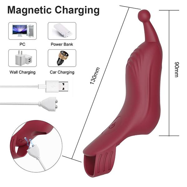 Finger G-Spot Vibrator Female Sex Toy For Women Clitoris Stimulator Couples Nipple Silicone Sex Toys for Adults
