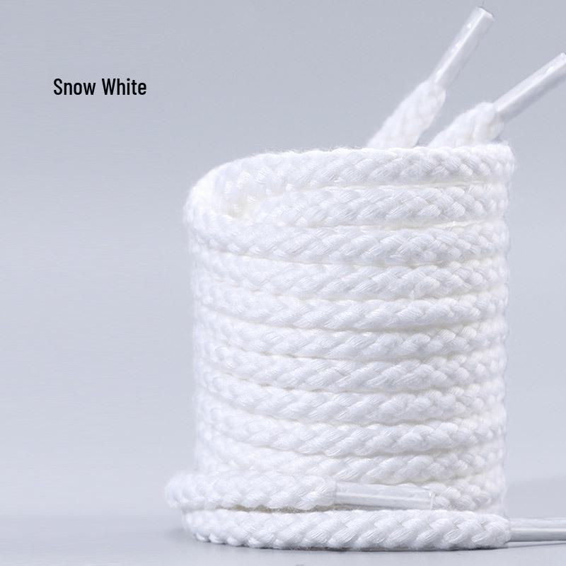 

Шнурки из пеньковой веревки Black Warrior для обуви Dunk Air Force 1 1970-х годов — толстые, круглые шнурки для повседневной обуви (Пара) 120 cm