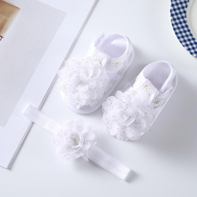 

Летние сандалии для маленьких девочек, детская обучающая прогулочная обувь с повязкой на голову 13