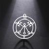  Goddess Sigil of Lilith Pendant Stainless Steel Demon Seal Marbas Pendants Solomon Amulet Jewelry Wholesale