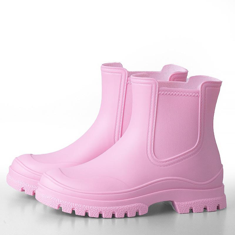 Women's new rain shoes boots outdoor work rubber shoes lightweight non-slip kitchen overshoes