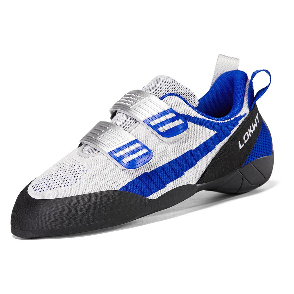 Unisex Professional Climbing Shoes with Secure Fit Structure and High Traction Rubber Sole for Indoor Outdoor Rock Training Practice