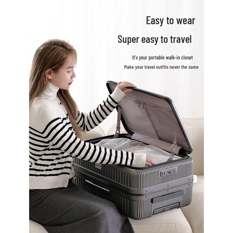 TOBOOG Smart Travel Suitcase with Dual Charging Ports