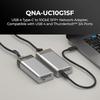 QNAP QNA-UC10G1SF Windows/Mac PC/QNAP Thunderbolt™ 4/USB4 NAS 10GbE Network SFP+ Adapter