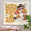 1 Pcs Mushroom Tapestry Wall Decoration Girl Room Wall Hanging Aesthetics Room Abstract Tapestry Wall Hanging Home