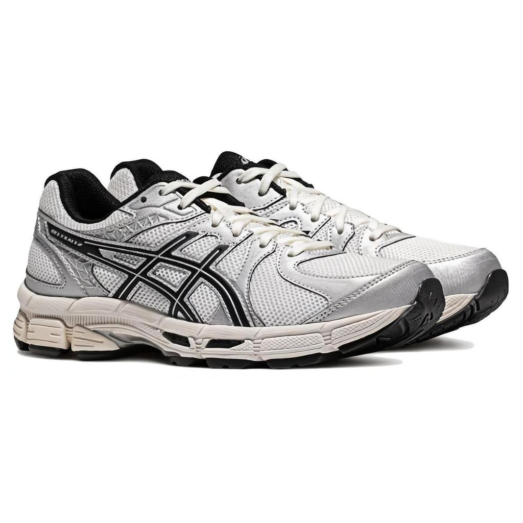 Asics Gel-Exalt 2 Comfortable Daily Wear Durable Breathable Low-Top Casual Running Shoes Women Sneaker White Black 1012B868-102