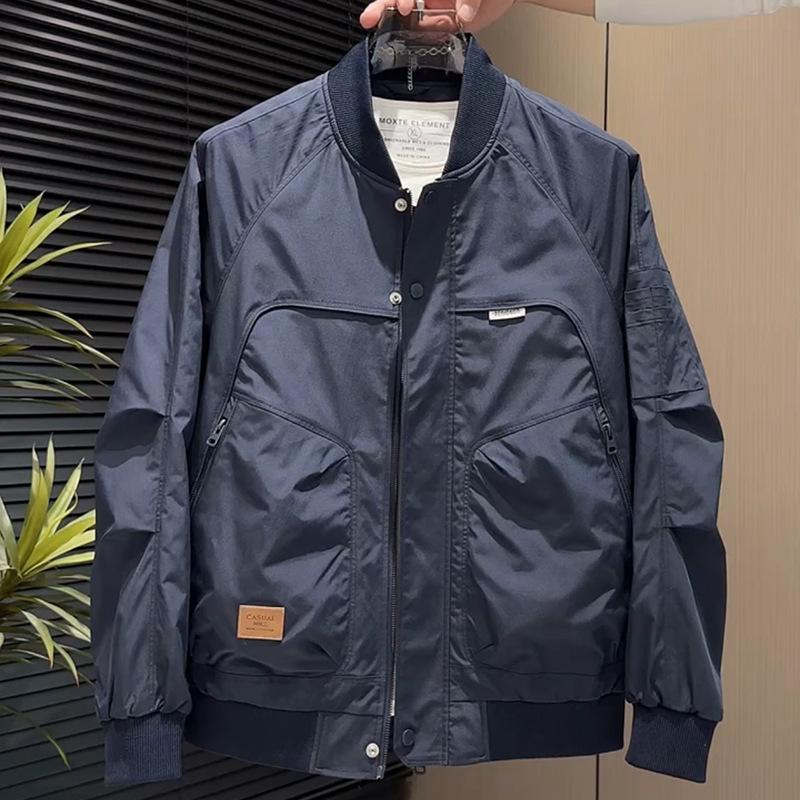 Men's Baseball Jacket Spring and Autumn Fashion Versatile Casual Jacket
