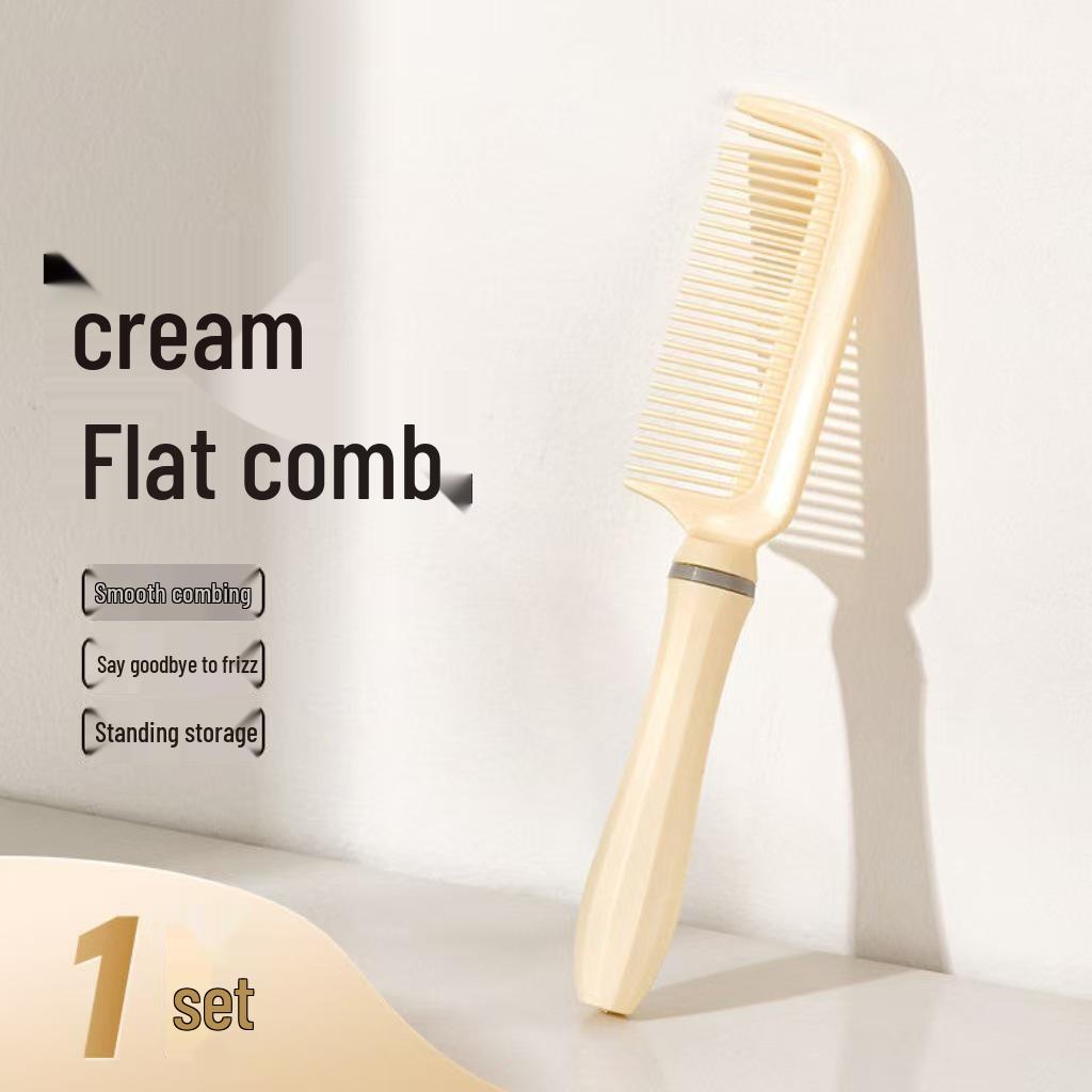 Cushion Brush 4-Piece Set: Smooth, Fluffy, and Curved Hair Styling Comb for Women - Dry/Wet Use with Massage Airbag