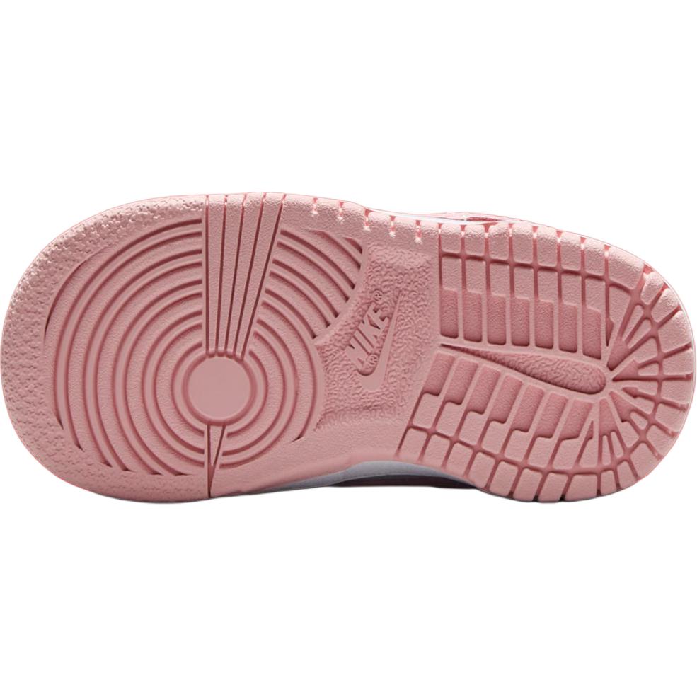 Nike Dunk Low TD Pink Glaze Baby Sneakers White Pomegranate HV0929-100