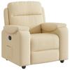 Cream Fabric Relaxation Armchair
