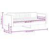Daybed with Mattress Pink 80 x 200 cm Velvet