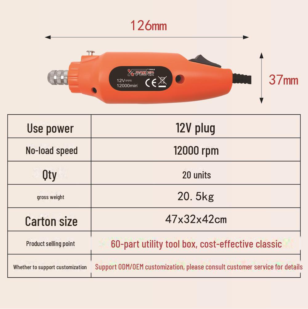 Compact Electric Jade Grinder and Polisher: Multi-Function Handheld Carving Tool