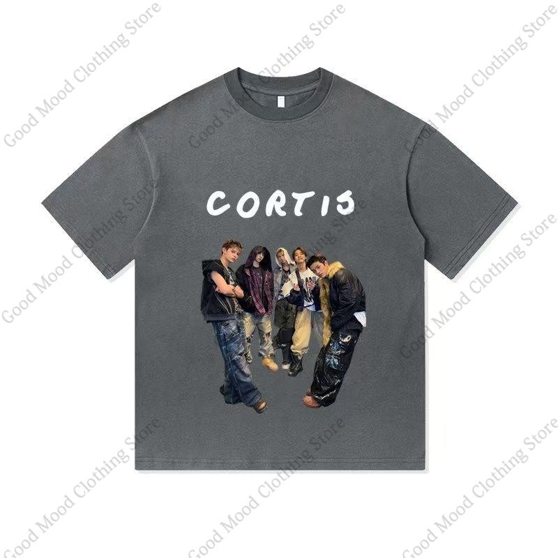 CORTIS Print T Shirt Streetwear Fashion Popular KEONHO JUHOON SEONGHYEON Fans Tshirt Kpop Unisex Women Cotton Short Sleeve Tee Top
